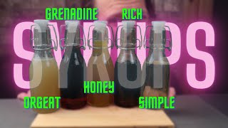 Make Better Cocktails With 5 Easy Syrups You Can Make QUICKLY [upl. by Westfall]