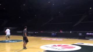 Incredible ASabonis looked away shot from halfcourt [upl. by Dory]