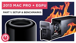 eGPU with 2013 Mac Pro amp Thunderbolt 2 [upl. by Hendel]