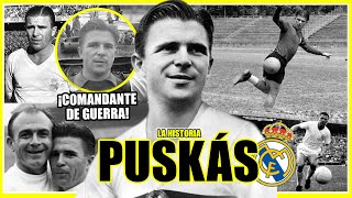 LA HISTORIA DE FERENC PUSKÁS 🇭🇺⚪️  De COMANDANTE de GUERRA a LEYENDA del REAL MADRID👑 [upl. by Toor]