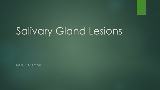 Salivary glands [upl. by Yesdnyl970]