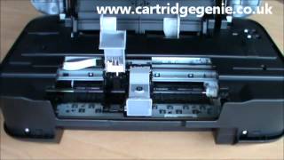 Canon Pixma iP2702  How to replace printer ink cartridges [upl. by Westlund]