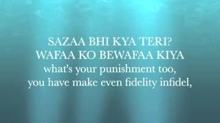 Yeh Jism Hai To Kya  Jism 2 Lyrics with English Translation Ali Azmat [upl. by Packston]