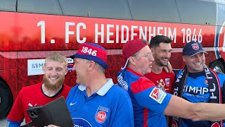 Mit „Meisterschale“ und Macarena Der 1 FC Heidenheim zum Greifen hautnah [upl. by Gideon905]