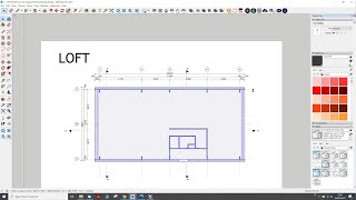 Hanni Handig met SketchUp  2  Overtrekken van een geimporteerde plattegrond [upl. by Meuse]