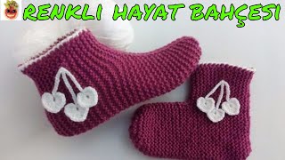 Çok Kolay Bot Patik Modeli  Anlatımlı Yapılışı  Örgü Dantel Oya El İşi [upl. by Tsai801]