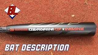 2019 DeMarini CF Insane 3 BBCOR Baseball Bat VideoReview [upl. by Ahseat]