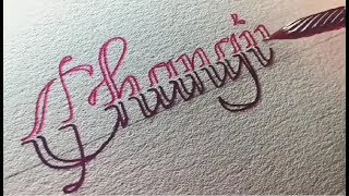 AMAZING Calligraphy SATISFYING [upl. by Flavio]