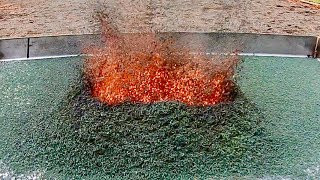 Ammonium Dichromate Volcano  Cool Chemical Experiment [upl. by Enirhtak694]