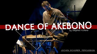 Siegfried Kutterer DANCE OF AKEBONO  Jochen Schorer Percussion [upl. by Ahseer167]