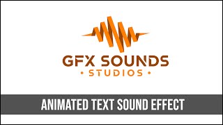 Animated Text Sound Effect [upl. by Jaynell835]