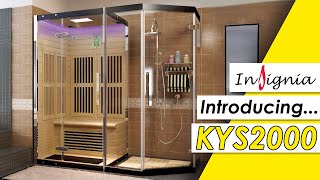 Customise your SAUNASHOWER Combo 👀🚿  Insignia Introducing  KYS2000 [upl. by Anallij400]