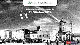 Consiglio Comunale monotematico del 21 ottobre 2024 [upl. by Anauqaj]