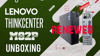 unboxing lenovo renewed desktop [upl. by Gariepy]