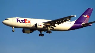 Descent of FedEx Airbus A300F4600 Jet to John Wayne Airport SNA III [upl. by Girovard226]