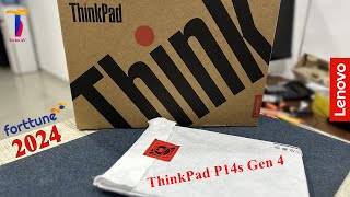 Unboxing Lenovo ThinkPad P14s Gen 4 and Setup 2024 [upl. by Eelahc]