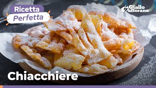 CHIACCHIERE – Il dolce più amato di Carnevale 🎭🥳🎊 [upl. by Ivonne566]