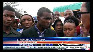 The situation remains tense at the Soshanguve TUT campus [upl. by Ahseinod]