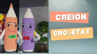 Creion crosetat amigurumi pencil [upl. by Essyla366]