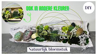 Sterk Natuurlijk Bloemstuk  Cursus Bloemschikken 174  Carlein Tukkers [upl. by Analise969]