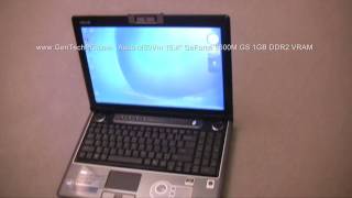 Asus M50Vm 154quot GeForce 9600M GS 1GB DDR2 VRAM 720p video [upl. by Lee]