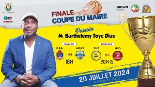 DIRECFINALE COUPE DU MAIRE BASKET HOMMES 2024 [upl. by Manthei]