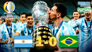 El día que ARGENTINA ganó la COPA AMÉRICA en el MARACANÁ  Highlights Brasil vs Argentina 2021 Final [upl. by Essined]