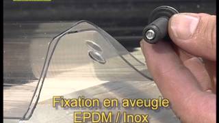 Fixation EPDM pour couturage de plaques translucides  FAYNOT [upl. by Hymie504]