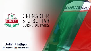 Post Section Round 2  Grenadier Stu Buttar Burnside Pairs [upl. by Angi]