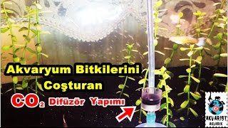 CO2 Difüzör Yapımı Bitkilere Karbondioksit desteği [upl. by Euqnom182]