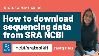 How to download sequencing data from SRA NCBI  Bioinformatics 101 [upl. by Lauber]