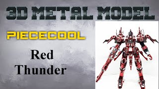 Piececool Build  Red Thunder [upl. by Neils]