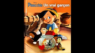 la lecture du livre Un vrai garçon Disney Pinocchio Disney livre histoire du soir enfant livre [upl. by Riamu944]