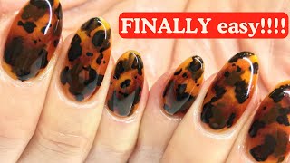 TORTOISESHELL NAIL ART TUTORIAL [upl. by Bruce]