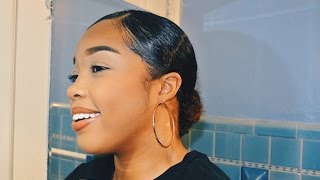 Sleek Bun Tutorial NO GEL REQUIRED [upl. by Bale]