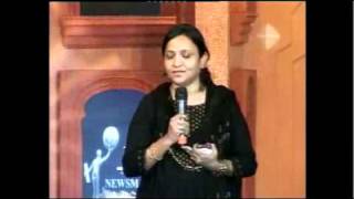 Afternoon Voice editorinchief Vaidehi Tamans speech at first Newsmakers Achievers Awards 2011 [upl. by Anned252]