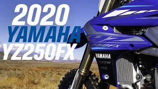 2020 Yamaha YZ250FX  First Impressions [upl. by Adlig]