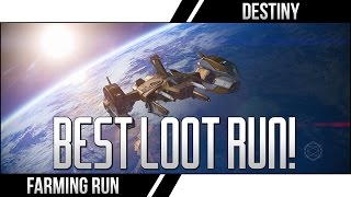 DESTINY EARTH CHEST RUN Destiny Loot Farming Legendary Ship Blueprints Spinmetal Run [upl. by Lindon679]