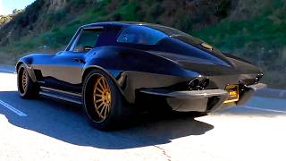 WIDEBODY Big Block 427 Powered C2 Corvette with Straight Pipes [upl. by Ahseila617]