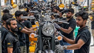 Royal Enfield Manufacturing process  Inside Indian Motorcycle factory in Chennai [upl. by Llebiram]