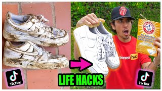 We TESTED Viral TikTok Life Hacks UNBELIEVABLE PART 18 [upl. by Eednim673]