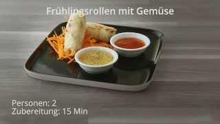 Thai Kitchen  Frühlingsrollen mit Gemüse in 15min – Kurzversion [upl. by Carmelia]