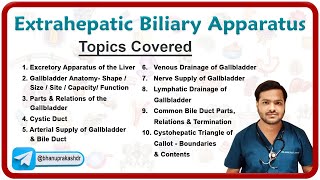 Anatomy GIT Module in Arabic 32  Extrahepatic BIlliary Passage   by Dr Wahdan [upl. by Olmsted]