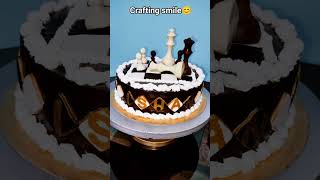 Beautiful chessboard cake with chocolate pieces🤩 cake trending shorts shortfeed viral [upl. by Ihtac]