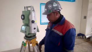 Teknik Pengukuran Resection Pengikatan Kebelakang dengan Total Station Leica Flexline TS T06 Plus [upl. by Troxell]