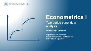 Twoperiod panel data analysis [upl. by Muir]