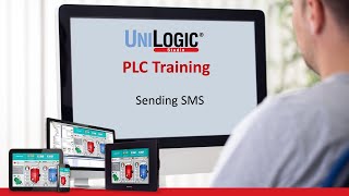 PLC Training Sending SMSUniLogic for UniStream by Unitronics [upl. by Reeve]