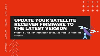 Update Your Satellite Receiver Firmware to the Latest Version  MoreSat [upl. by Kidd520]