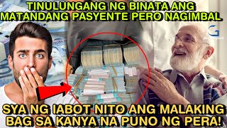 TINULUNGAN NG BINATA ANG MATANDANG PASYENTE NAGIMBAL SYA NG IABOT NITO ANG BAG SA KANYA NA PUNO NG [upl. by Long]