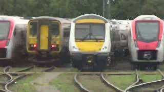 Penarth train station train going to Cardiff Central Journey Part 2 [upl. by Wagner]